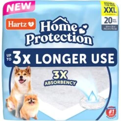 Hartz Home Protection Miracle Guard Dog Potty Pads, XX-Large, 20 Count