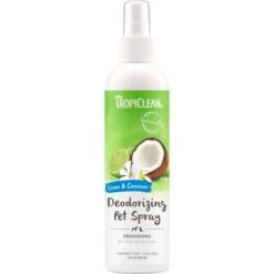 TropiClean Deodorizing Aloe & Coconut Dog & Cat Shampoo & TropiClean Lime & Coconut Deodorizing Dog & Cat Spray -Pet Dog Supply Store 1030262 PT5. AC SS1800 V1702674113
