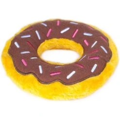 ZippyPaws Donutz Squeaky Plush No Stuffing Dog Toy -Pet Dog Supply Store 104035 PT4. AC SS1800 V1523637307