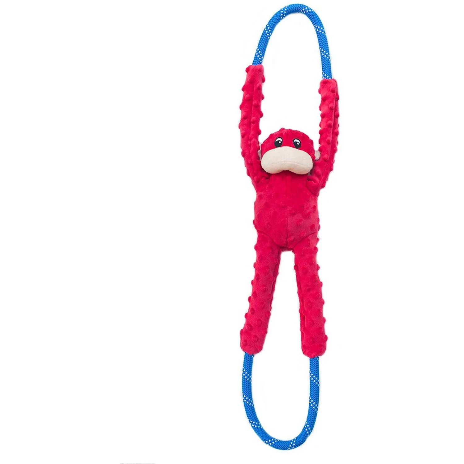 ZippyPaws Monkey RopeTugz Plush & Rope Dog Toy 3 ZippyPaws Monkey RopeTugz Plush & Rope Dog Toy