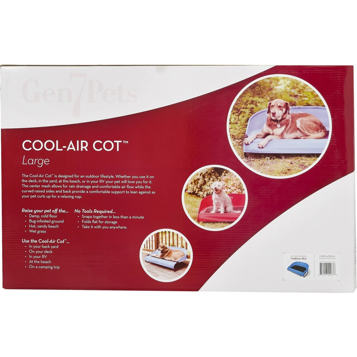 Gen7Pets Cool-Air Cot Elevated Dog Bed 11 Gen7Pets Cool-Air Cot Elevated Dog Bed - Image 9