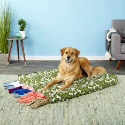 Molly Mutt Amarillo By Morning Square Dog Bed Duvet Cover