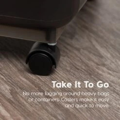 IRIS USA WeatherPro Airtight, Dog, Cat, Bird & Small-Pet Food Storage Container -Pet Dog Supply Store 105889 PT4. AC SS1800 V1475679539