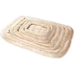 Paws & Pals Dog Crate Mat, Beige -Pet Dog Supply Store 106336 PT3. AC SS1800 V1542233419