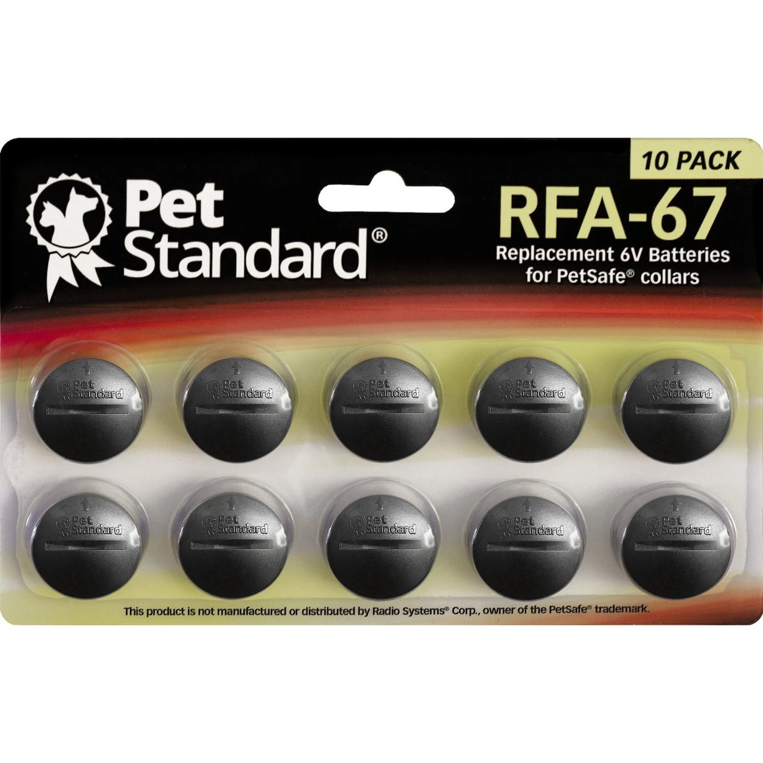 Pet Standard RFA-67 Replacement 6V Batteries For PetSafe Collars 3 Pet Standard RFA-67 Replacement 6V Batteries For PetSafe Collars