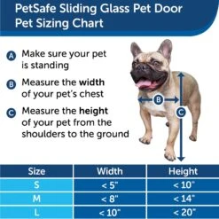 PetSafe Sliding Glass Pet Door, 2-Piece 11 PetSafe Sliding Glass Pet Door, 2-Piece -Pet Dog Supply Store 106601 PT2. AC SS1800 V1620220937