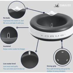 Torus Pet Filtered Dog & Cat Water Bowl 15 Torus Pet Filtered Dog & Cat Water Bowl -Pet Dog Supply Store 108653 PT4. AC SS1800 V1676903618