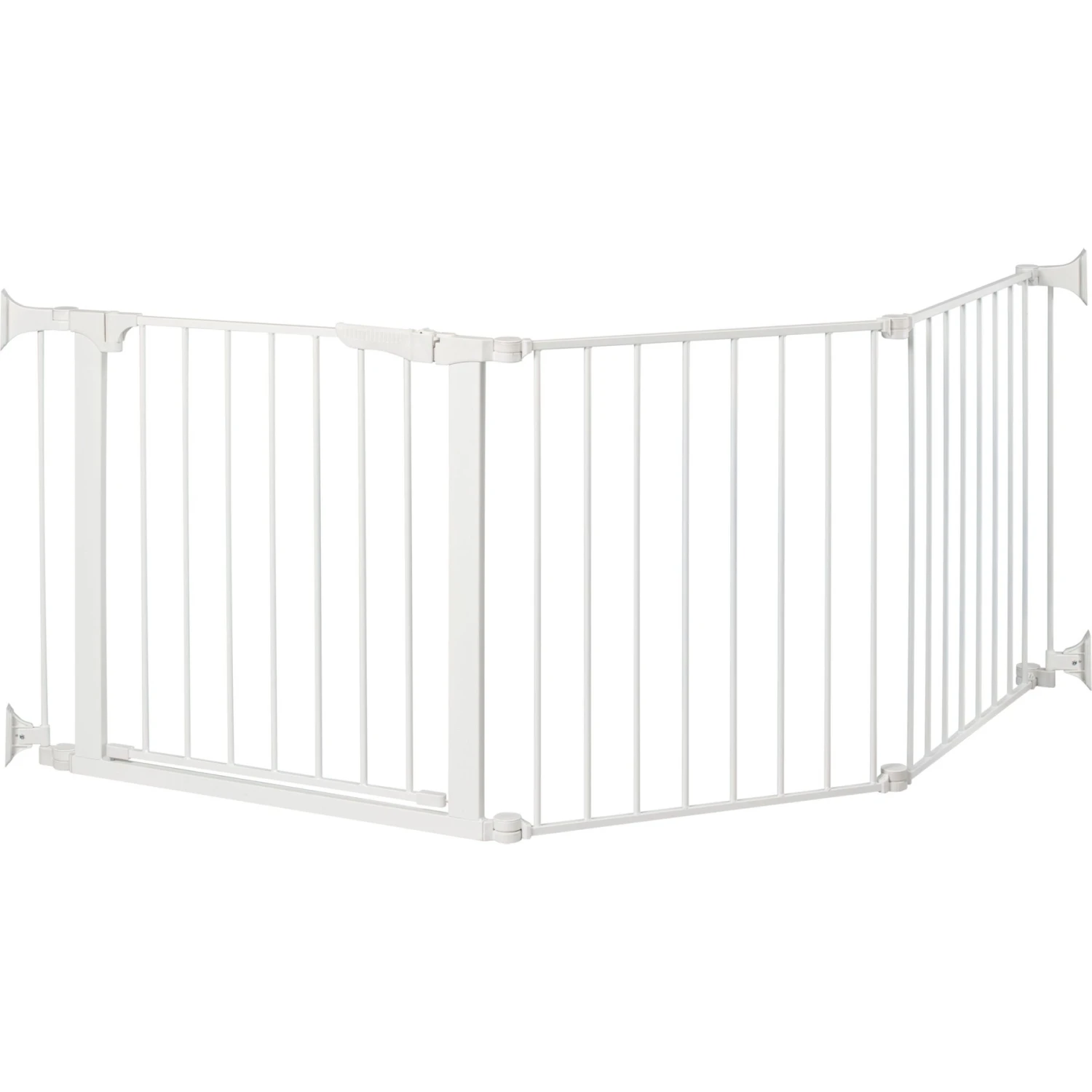 Command Pet Products Auto Closing Custom Fit Pet Gate, White 4 Command Pet Products Auto Closing Custom Fit Pet Gate, White - Image 2
