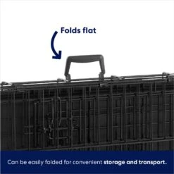 Frisco Heavy Duty Fold & Carry Double Door Collapsible Wire Dog Crate -Pet Dog Supply Store 109789 PT5. AC SS1800 V1667228785