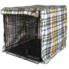 Molly Mutt Dog Crate Cover, Northwestern Girls, Plaid 1 Molly Mutt Dog Crate Cover, Northwestern Girls, Plaid -Pet Dog Supply Store 113478 MAIN. AC SS1800 V1488492468