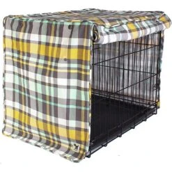 Molly Mutt Dog Crate Cover, Northwestern Girls, Plaid -Pet Dog Supply Store 113478 PT1. AC SS1800 V1488492508