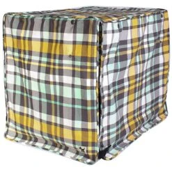 Molly Mutt Dog Crate Cover, Northwestern Girls, Plaid -Pet Dog Supply Store 113478 PT3. AC SS1800 V1488492468