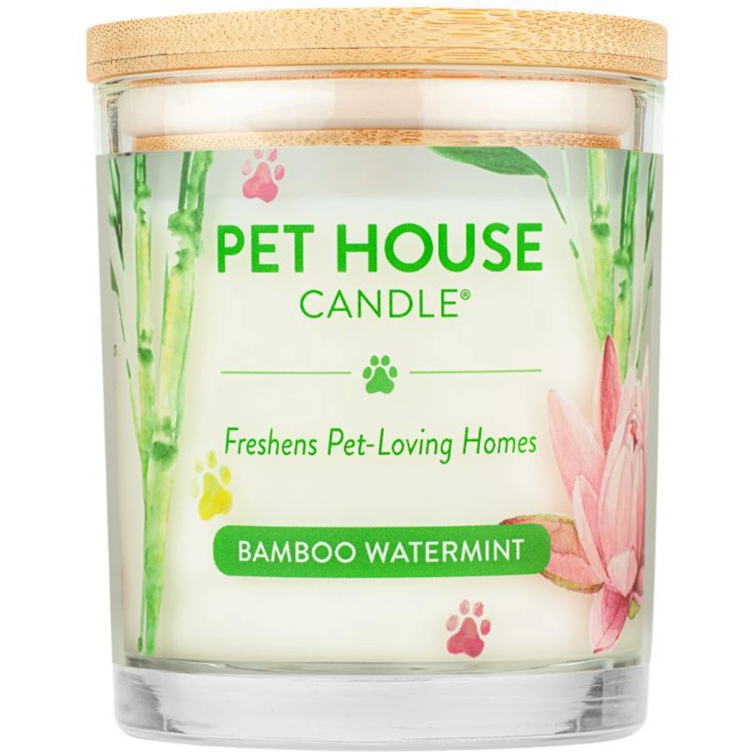 Pet House Bamboo Watermint Natural Plant-Based Wax Candle 3 Pet House Bamboo Watermint Natural Plant-Based Wax Candle
