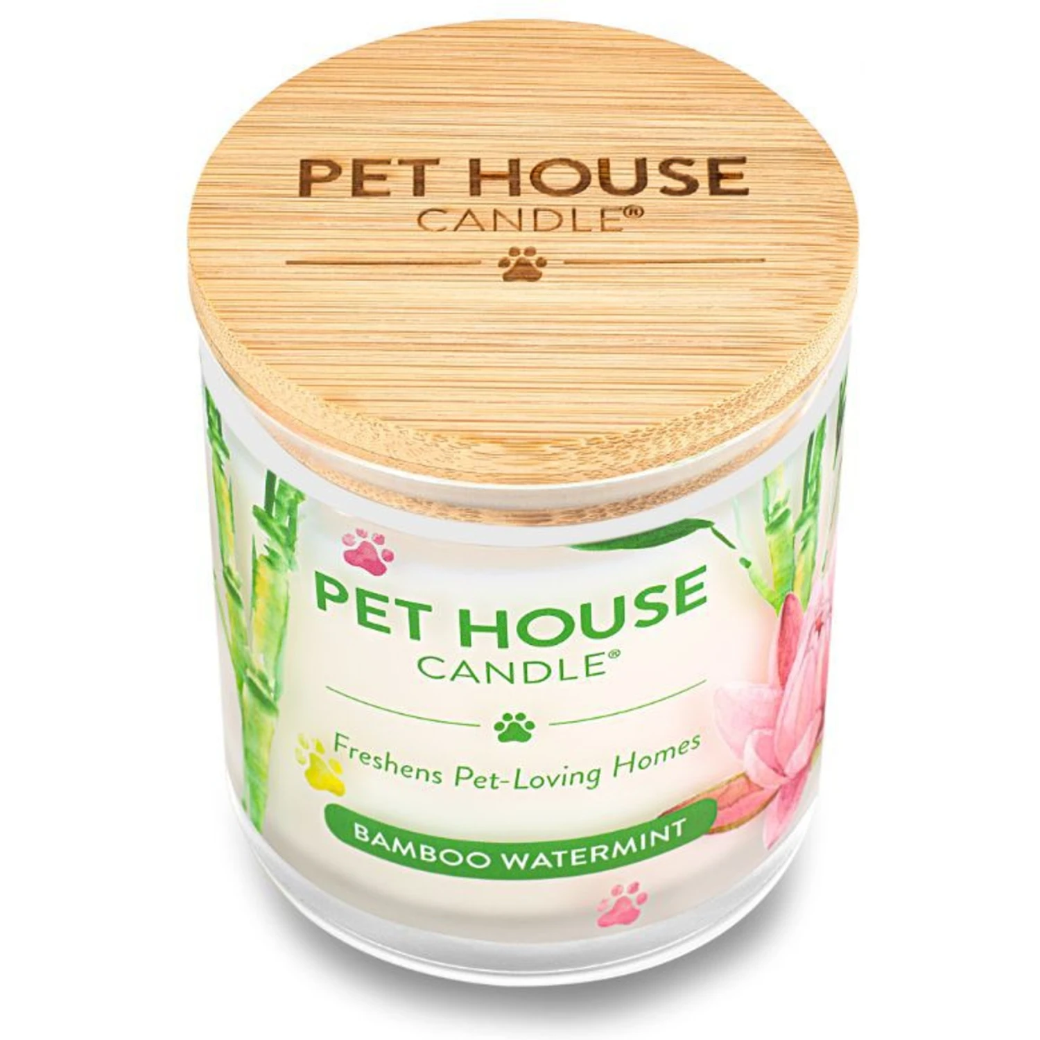 Pet House Bamboo Watermint Natural Plant-Based Wax Candle 4 Pet House Bamboo Watermint Natural Plant-Based Wax Candle - Image 2