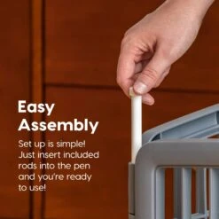 IRIS USA 4-Panel Dog Exercise Playpen, 24-in -Pet Dog Supply Store 116440 PT2. AC SS1800 V1689701192