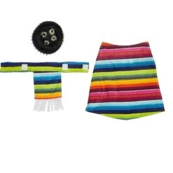 Rubie's Costume Company Serape Dog & Cat Costume -Pet Dog Supply Store 117128 PT3. AC SS1800 V1539983908