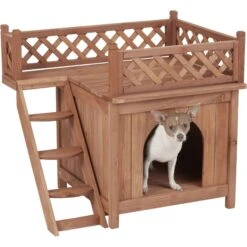 Merry Products Room With A View Wood Dog & Cat House 8 Merry Products Room With A View Wood Dog & Cat House -Pet Dog Supply Store 118007 PT3. AC SS1800 V1569020374
