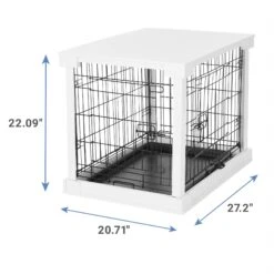 Merry Products Double Door Furniture Style Dog Crate & End Table -Pet Dog Supply Store 118029 PT2. AC SS1800 V1569330239