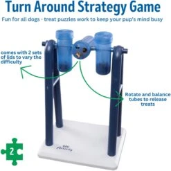 TRIXIE Mad Scientist Turn Around Activity Strategy Game Dog Toy, Level 2 -Pet Dog Supply Store 118935 PT5. AC SS1800 V1686329923