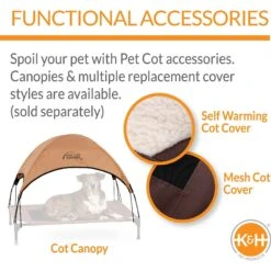 K&H Pet Products Original Bolster Pet Cot Elevated Dog Bed, Chocolate 16 K&H Pet Products Original Bolster Pet Cot Elevated Dog Bed, Chocolate -Pet Dog Supply Store 121246 PT5. AC SS1800 V1620838691