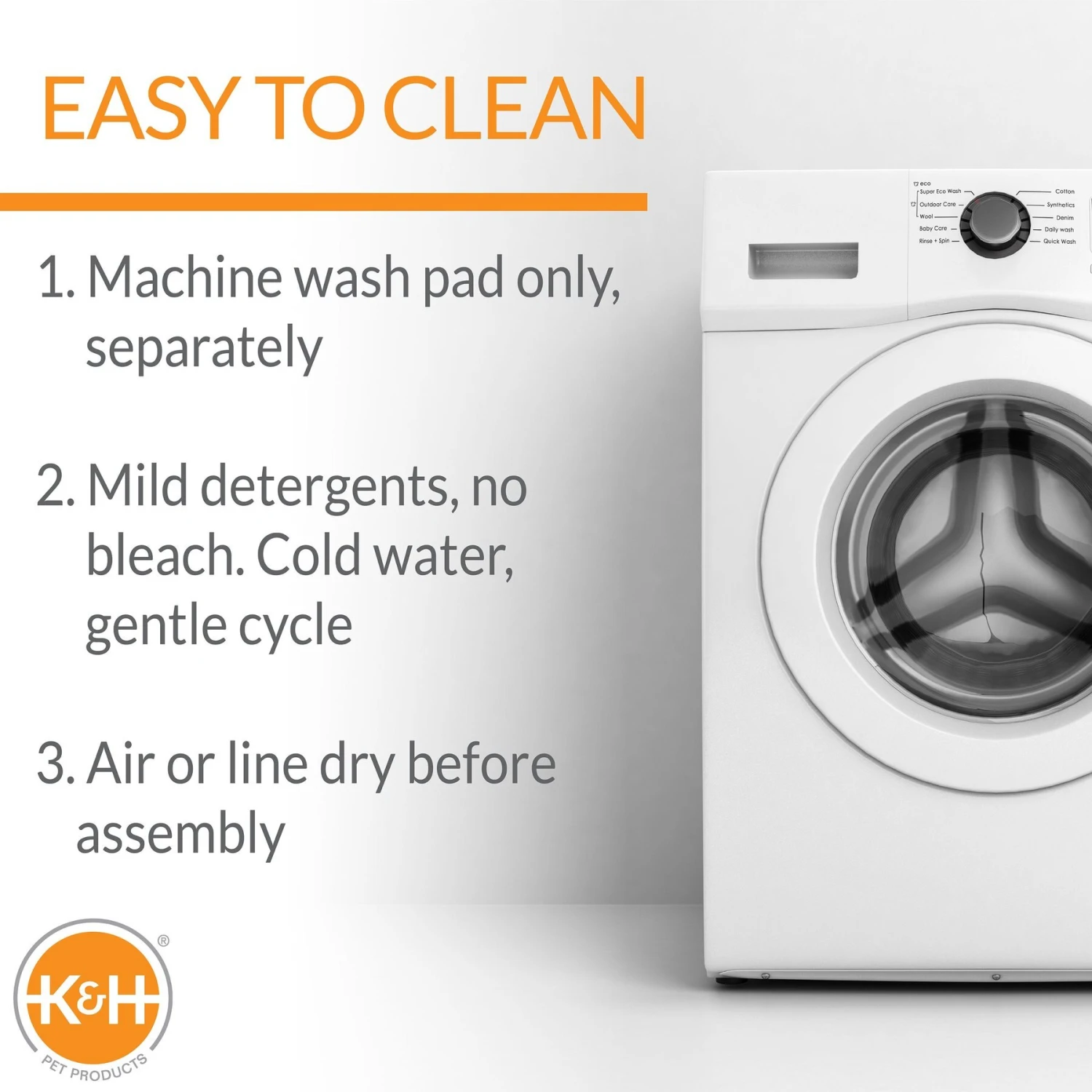 K&H Pet Products Deluxe Bolster Dog Crate Pad, Natural 8 K&H Pet Products Deluxe Bolster Dog Crate Pad, Natural - Image 6