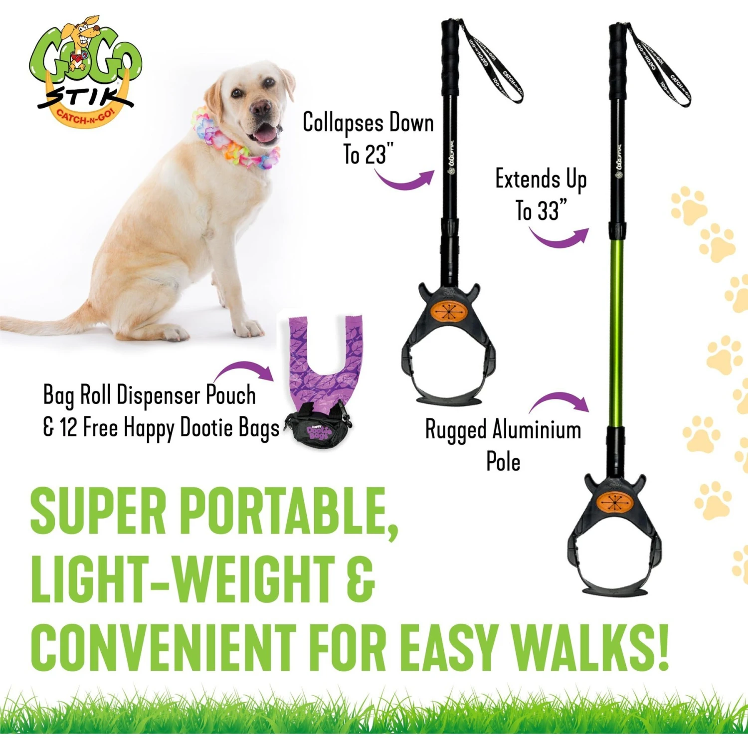 Pooch Approved Products GoGo Stik Pooper Scooper 6 Pooch Approved Products GoGo Stik Pooper Scooper - Image 4