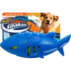 Nerf Dog Super Soaker Squeak Shark Dog Toy -Pet Dog Supply Store 121852 PT3. AC SS1800 V1493316491