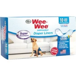 Wee-Wee Disposable Dog Diaper Super Absorbent Liner Pads -Pet Dog Supply Store 124520 PT6. AC SS1800 V1605137228