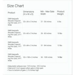 GMI Keepsafe Wooden Expanding Pet Gate 17 GMI Keepsafe Wooden Expanding Pet Gate -Pet Dog Supply Store 126328 PT7. AC SS1800 V1513892880