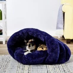 PLS Birdsong Cuddle Pouch Covered Cat & Dog Bed With Removable Cover -Pet Dog Supply Store 126352 PT3. AC SS1800 V1566333485