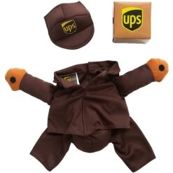 California Costumes UPS Delivery Driver Dog & Cat Costume -Pet Dog Supply Store 126528 PT4. AC SS1800 V1567183650
