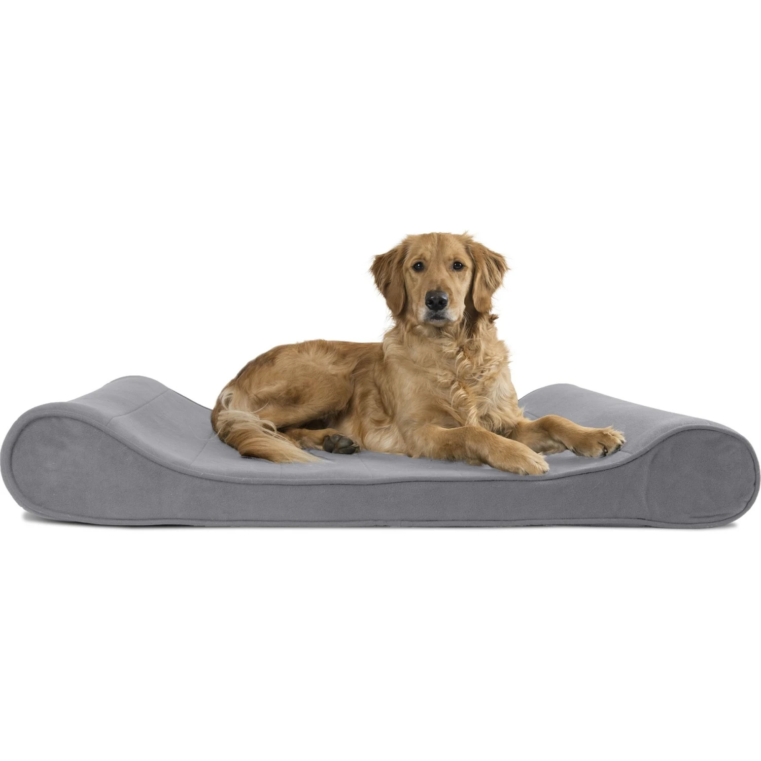 FurHaven Microvelvet Luxe Lounger Orthopedic Cat & Dog Bed With Removable Cover 6 FurHaven Microvelvet Luxe Lounger Orthopedic Cat & Dog Bed With Removable Cover - Image 4