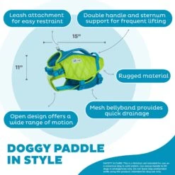 Outward Hound Standley Sport Dog Life Jacket -Pet Dog Supply Store 127690 PT3. AC SS1800 V1636501099