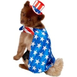 Rubie's Costume Company Uncle Sam Dog Costume -Pet Dog Supply Store 130743 PT4. AC SS1800 V1519664139