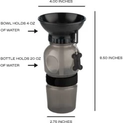 Highwave AutoDogMug Portable Dog Water Bottle & Bowl -Pet Dog Supply Store 132443 PT2. AC SS1800 V1628305334
