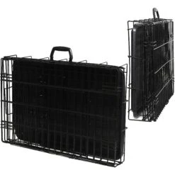 Paws & Pals Oxgord Double Door Collapsible Wire Dog Crate -Pet Dog Supply Store 132943 PT8. AC SS1800 V1562187147