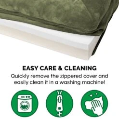 FurHaven Faux Fur Memory Top Bolster Dog Bed With Removable Cover 18 FurHaven Faux Fur Memory Top Bolster Dog Bed With Removable Cover -Pet Dog Supply Store 138444 PT7. AC SS1800 V1606801342