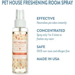 Pet House Mango Peach Freshening Room Spray -Pet Dog Supply Store 139154 PT2. AC SS1800 V1535550796