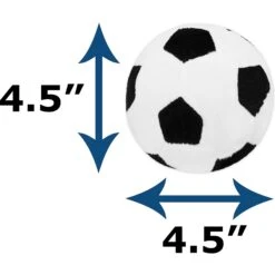 RUFFIN' IT Sports Ball Squeaky Plush Dog Toy, Sports Ball Varies -Pet Dog Supply Store 139559 PT3. AC SS1800 V1602335762