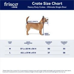 Frisco Ultimate Heavy Duty Steel Metal Single Door Dog Crate -Pet Dog Supply Store 141213 PT2. AC SS1800 V1667229026
