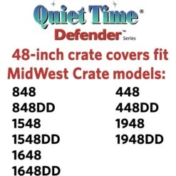MidWest Quiet Time Crate Cover -Pet Dog Supply Store 141771 PT4. AC SS1800 V1515682349