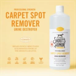 Skout's Honor Professional Strength Carpet Spot Remover Urine Destroyer Dog & Cat Spray, 32-oz Bottle 11 Skout's Honor Professional Strength Carpet Spot Remover Urine Destroyer Dog & Cat Spray, 32-oz Bottle -Pet Dog Supply Store 143436 PT3. AC SS1800 V1658228329
