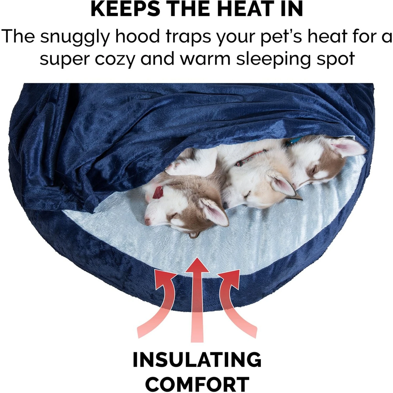 FurHaven Microvelvet Snuggery Orthopedic Cat & Dog Bed With Removable Cover 7 FurHaven Microvelvet Snuggery Orthopedic Cat & Dog Bed With Removable Cover - Image 5