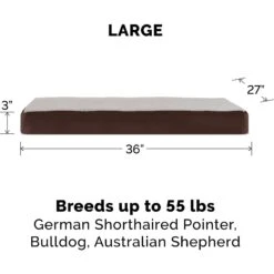 FurHaven Faux Sheepskin & Suede Deluxe Orthopedic Cat & Dog Bed With Removable Cover -Pet Dog Supply Store 145039 PT4. AC SS1800 V1606363017