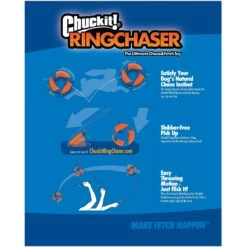 Chuckit! Ultra Ring Fetch Dog Toy -Pet Dog Supply Store 145395 PT7. AC SS1800 V1550244796
