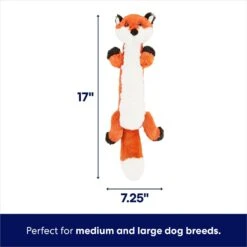 Frisco Fox Skinny Plush Squeaky Dog Toy -Pet Dog Supply Store 147049 PT1. AC SS1800 V1691776694