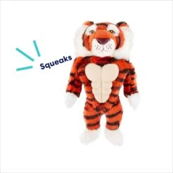 Frisco Tiger Muscle Plush Squeaky Dog Toy -Pet Dog Supply Store 147080 PT2. AC SS1800 V1695670751