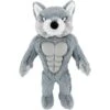 Frisco Wolf Muscle Plush Squeaky Dog Toy -Pet Dog Supply Store 147082 Main. AC SS1800 V1539206014