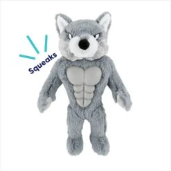 Frisco Wolf Muscle Plush Squeaky Dog Toy 10 Frisco Wolf Muscle Plush Squeaky Dog Toy -Pet Dog Supply Store 147082 PT2. AC SS1800 V1691776574