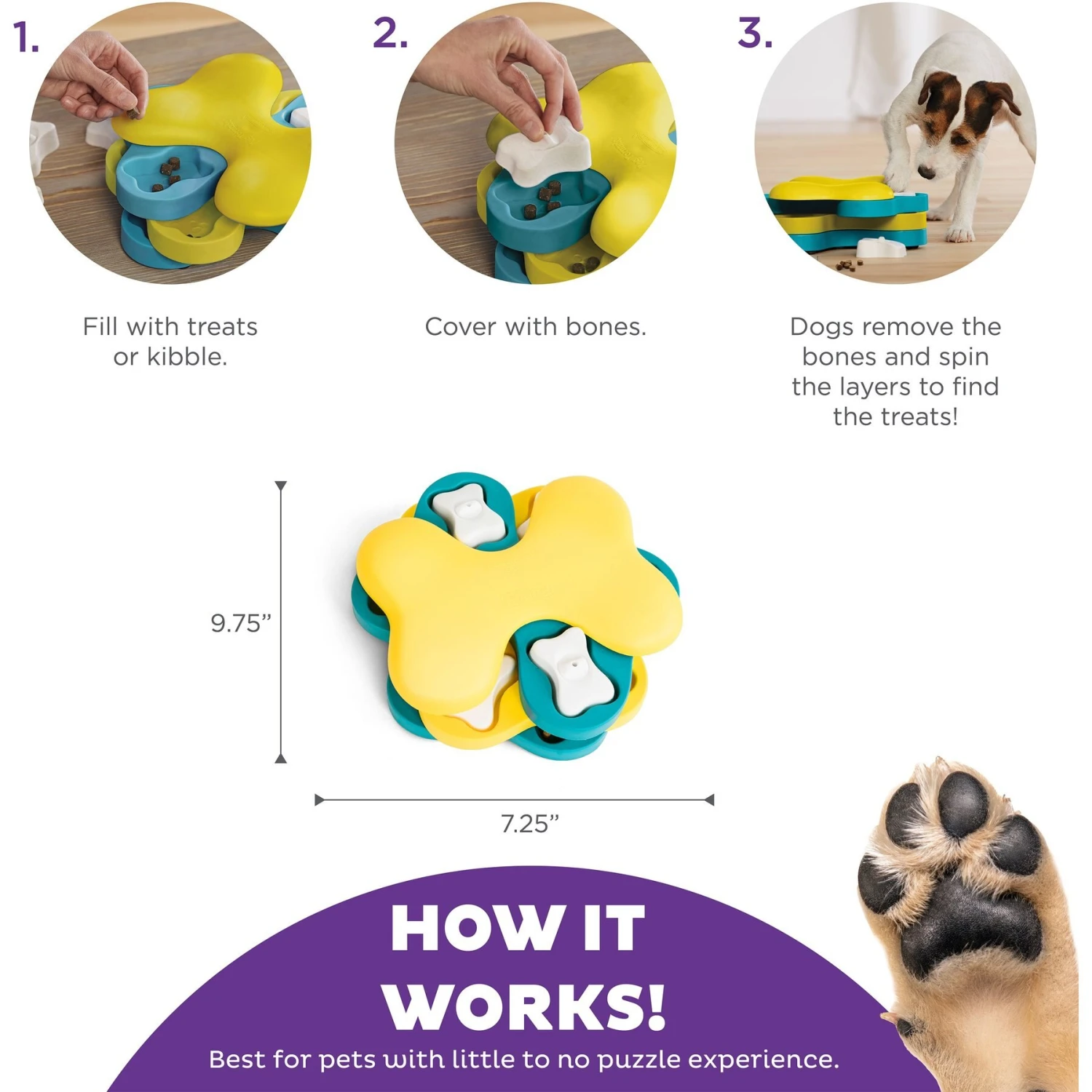 Nina Ottosson By Outward Hound Tornado Puzzle Game Dog Toy 5 Nina Ottosson By Outward Hound Tornado Puzzle Game Dog Toy - Image 3